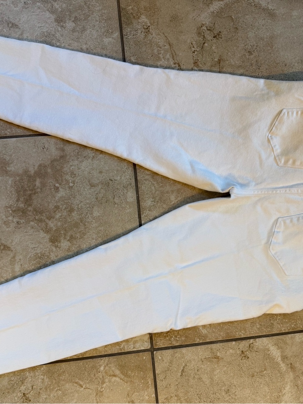 J. Crew White Classic Straight Stretch Mid-Rise Jeans 31/28 Coastal Preppy NICE! - Picture 6 of 8